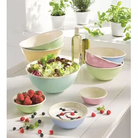 RIESS Emaille Weitling Ø 36 cm, 9 l, Schüssel mit Henkel nilgrün pastell - Grün