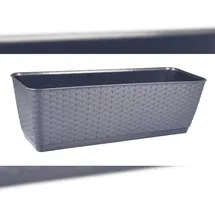 Prosperplast Blumenkasten 39 x 15 x 15 cm Anthrazit
