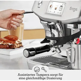 Sage SES881BSS4FEU1 the Barista TouchTM Impress Espressomaschine Gebürstetes Edelstahlgrau