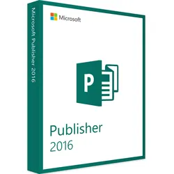 Microsoft Publisher 2016 - Produktschlüssel - Sofort-Download - Vollversion - 1 PC - Deutsch