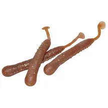 Dieter Eisele Doppelgänger XL - 3 Gummi Wattwürmer, Farbe:motoroil