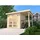 Weka Gartenhaus 321 A 3,69 x 1,94 m natur inkl. Anbau