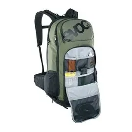Evoc FR Tour E-Ride 30 E-Bike-Rucksack mit Rückenprotektor, Dunkeloliv/Schwarz