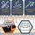 GarPet 2er Set Sortimentskasten 17 Fach mit Tragegriff Sortierkasten für Kleinteile Organizer Schrauben Sortierbox Kleinteilemagazin Sortimentsboxen