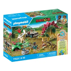 PLAYMOBIL 71523 Forschungscamp mit Dinos Spielset, Mehrfarbig