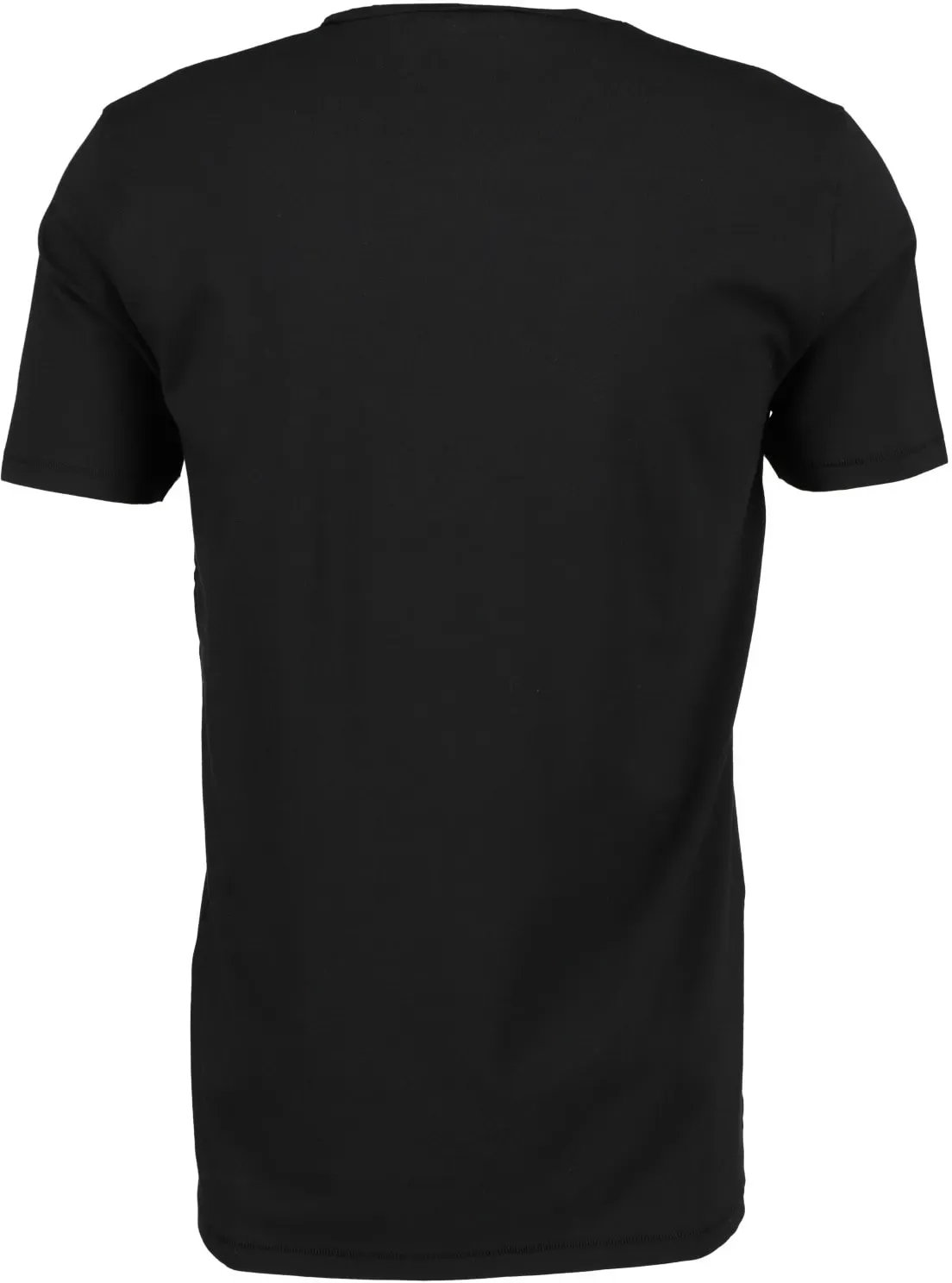 Basic T-Shirt Schwarz L