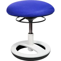 Bürostuhl TOPSTAR "Sitness Bobby weiss", blau, Stühle