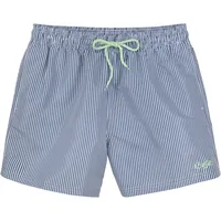 Buffalo Badeshorts Buffalo gestreift Blau/Weiß XL