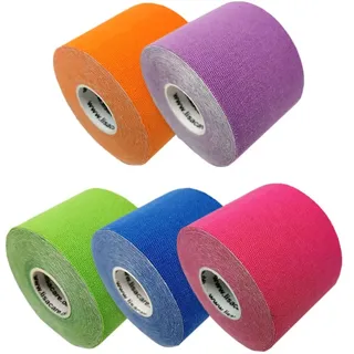 Nastro kinesiologico LisaCare - 5cm x 5m 5 pz Bendaggio/i