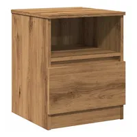 VidaXL Nachttisch Artisan-Eiche 40x40x50 cm Holzwerkstoff