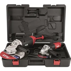 Flex Winkelschleifer Set L2200 230 2200 Watt und L 850 125 850 Watt, im Koffer