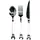 KS Tools Edelstahl Besteck-Set 3-tlg.