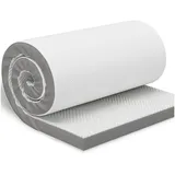 eloneo Visco Topper Matratzentopper 120 x 200 cm grau/weiß