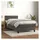vidaXL Boxspringbett 100 x 200 cm Dunkelgrau