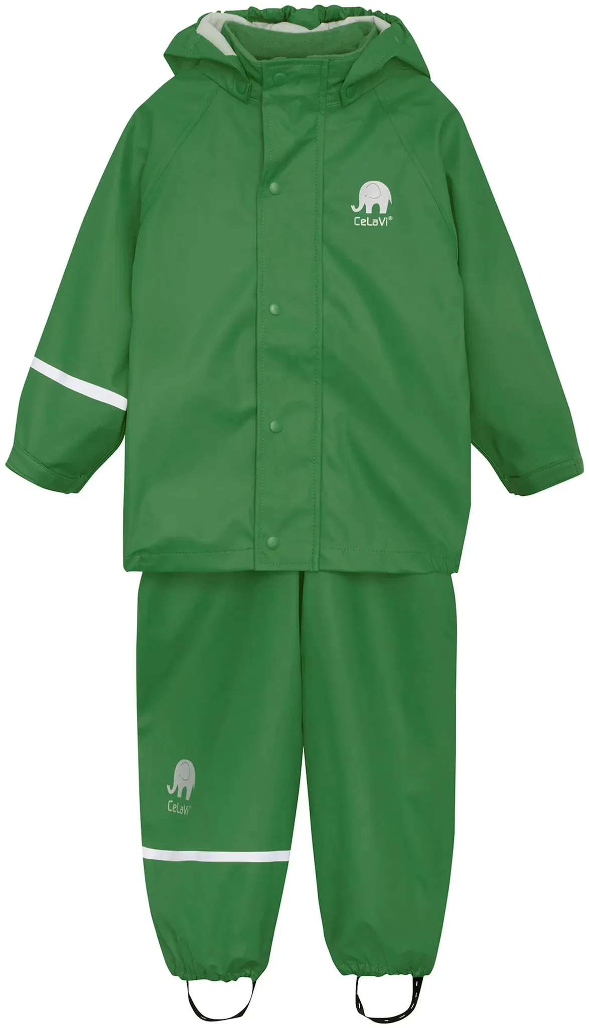 CeLaVi 2-tlg. Set Regenjacke und Regenhose, gruen, 100