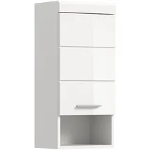 xonox.home Hängeschrank Scout weiß Hochglanz ca. 37x79x24 cm