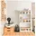 CaliCosy Regal mit Mittelstange 40 x 40 x 40 cm Braun
