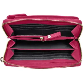 lazarotti Bologna Leder Geldbörse Damen rosa