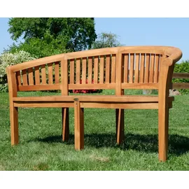 ASS Altenburger Bananenbank 161 x 63 x 85 cm Braun