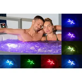 BESTWAY LED-Licht 7-farbig 9,2 x 6,2 cm