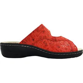 Hickersberger Milano Damen Pantolette in Rot, 41 EU - rot/desert 4011