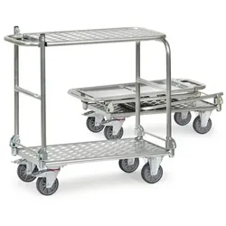 Klappwagen KW 5, Ladefläche Aluminium, Tragkraft 200kg - natur
