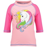 BLUE SEVEN - Langarm-Badeshirt Unicorn in rosa, Gr.128/134,