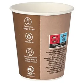 Papstar Pappbecher To Go 0,2 l Mehrfarbig 50 St.
