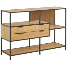 Actona Seaford Bücherregal 114 x 35 x 78 cm Wildeiche