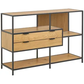Actona Seaford Bücherregal 114 x 35 x 78 cm Wildeiche