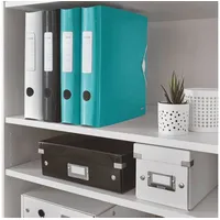 Leitz Ordner Active WOW, 180 Grad, 6cm eisblau |