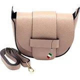 FLORENCE Schultertasche Leder Rosa