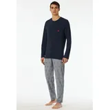SCHIESSER Schlafanzug 95/5 Nightwear in nachtblau | Gr.: 54