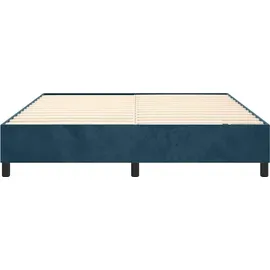 vidaXL Boxspringbettgestell 200 x 200 cm Dunkelblau