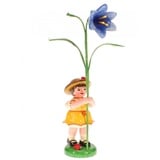 Hubrig Volkskunst GmbH Sammelfigur Blumenkind Blumenmädchen Blauglöckchen Höhe 11 cm