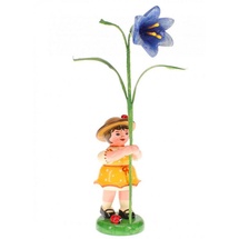 Hubrig Volkskunst GmbH Sammelfigur Blumenkind Blumenmädchen Blauglöckchen Höhe 11 cm