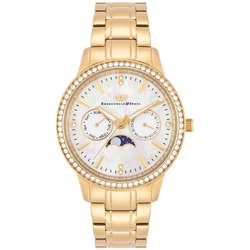 Rhodenwald & Söhne Multifunktionen Amidala Gelbgold Edelstahl in Gelbgold Damenuhren   Damen 