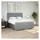 vidaXL Boxspringbett 180 x 200 cm Hellgrau