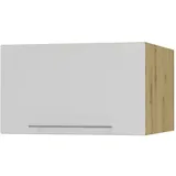 Feldmann-Wohnen Klapphängeschrank Kvantum 50 x 59 x 36 cm Eiche/Weiß
