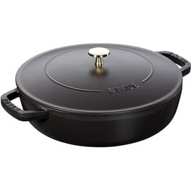 Staub Chistera Bräter 24 cm schwarz