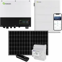 Growatt 5kWp Glas Glas Module 440 W inkl. 7,6 kWh Speicher