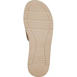 TAMARIS Da.-Pantolette für Damen, beige, Größe 38 - 38