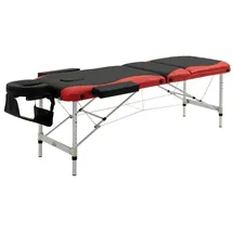 Homcom Massageliege Aluminium, inkl. Auflagen, BxHxT: 215 x x 60 cm - schwarz