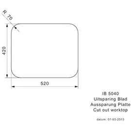Reginox IB Küchenspüle, R32022, OKG