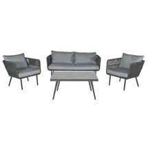 LC Garden Saigon Loungeset 4-tlg. Grau