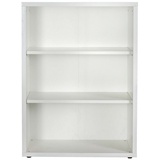 Composad »DISEGNO, Bücherregal mit 3 offenen Fächern,«, verstellbare Böden, Höhe 112 cm, 100% recyceltes Holz, Made in Italy weiß