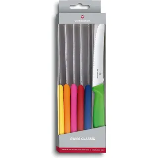 Victorinox Swiss Classic Tomaten-/Tafelmesser 6-tlg. bunt