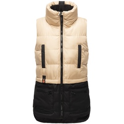 MARIKOO Damen Weste Outdoor Bodywarmer Winter Windbreaker Steppweste Kiraraa