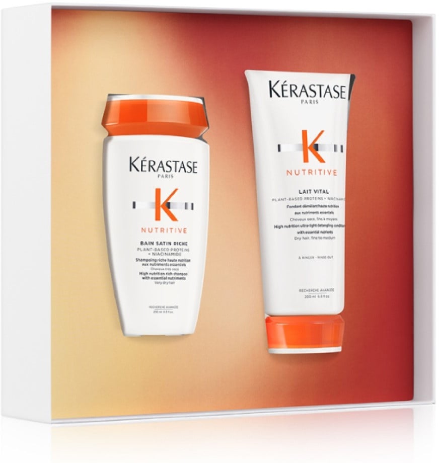 Kérastase Nutritive Fondant Spring Set - Bain Satin 250 ml - Lait Vital 200 ml