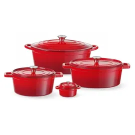 HENDI Gusseisentopf 3,7L 31,7 x 24,0 x 10,5 cm